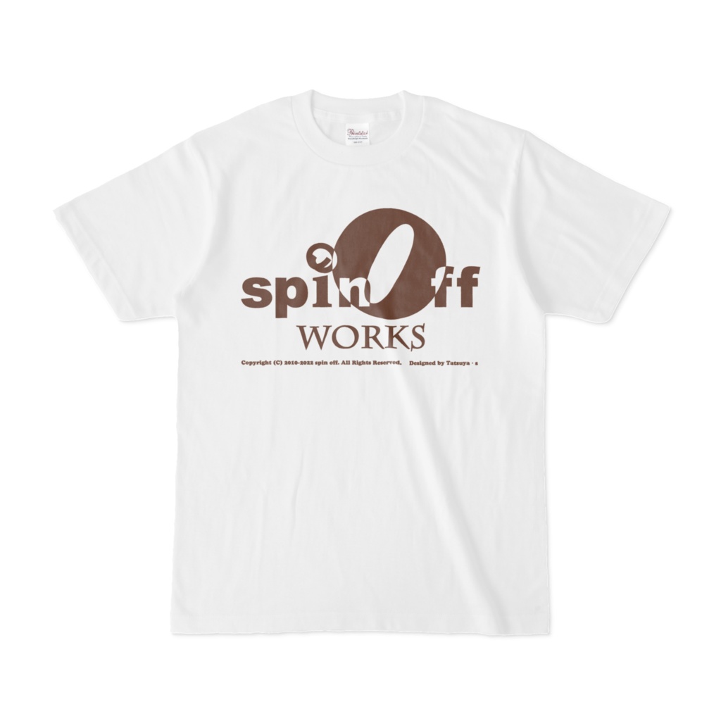 spinoff WORKS ブラウン Tシャツ