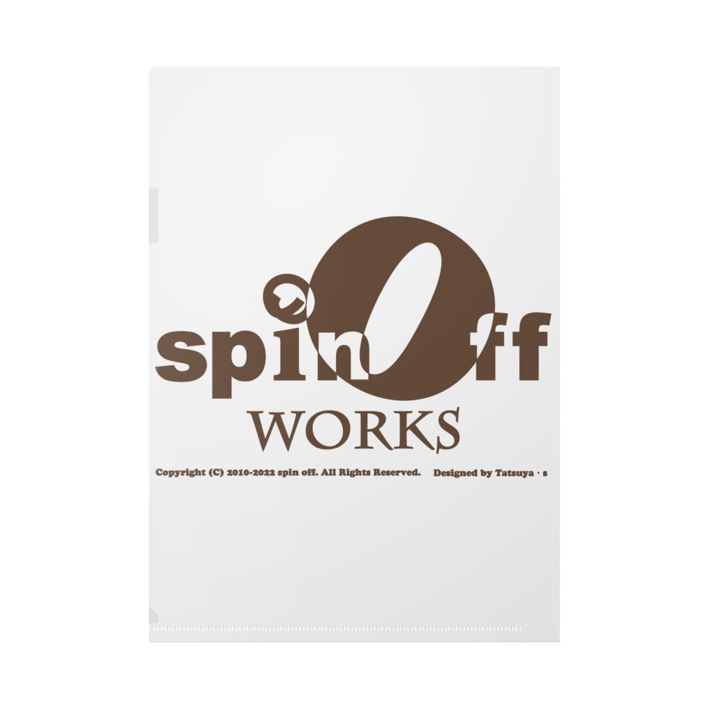 spinoff WORKS クリアファイルA4