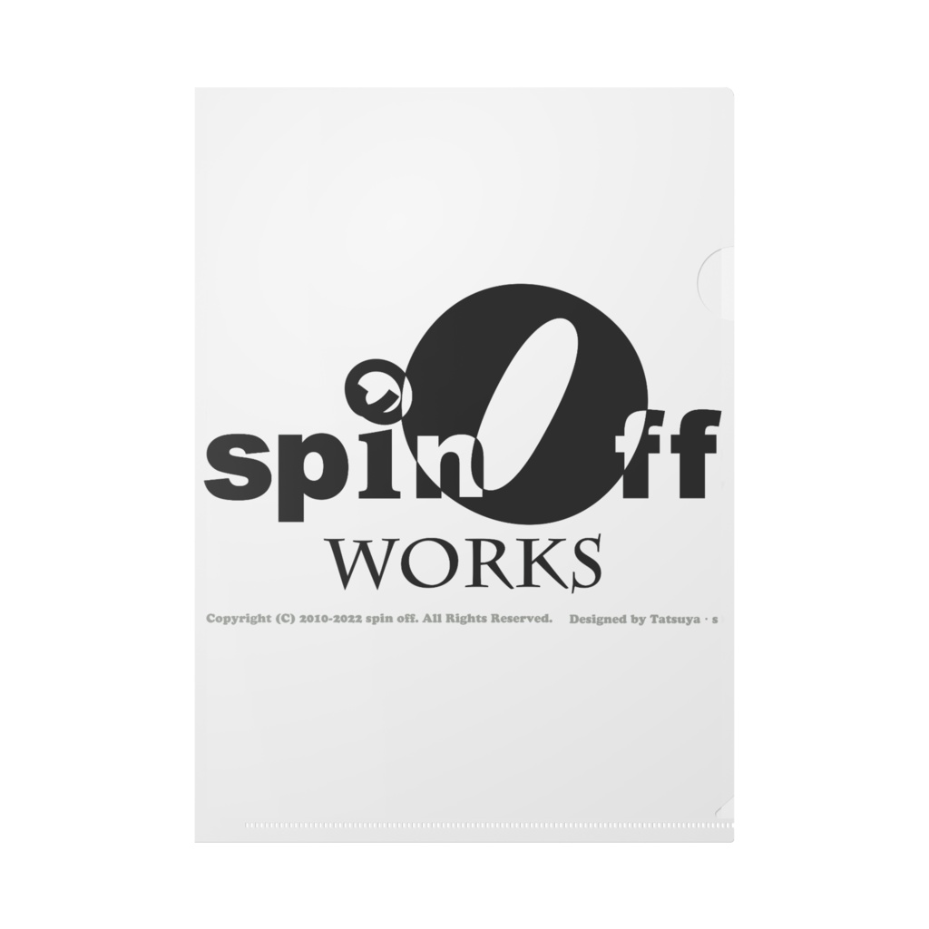 spinoff WORKS クリアファイルA4