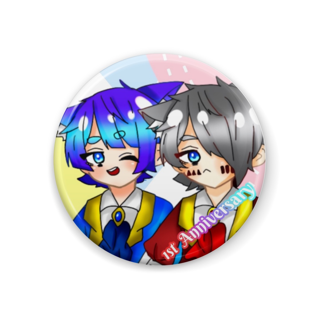 ナノシャウ1周年缶バッジ【全員】