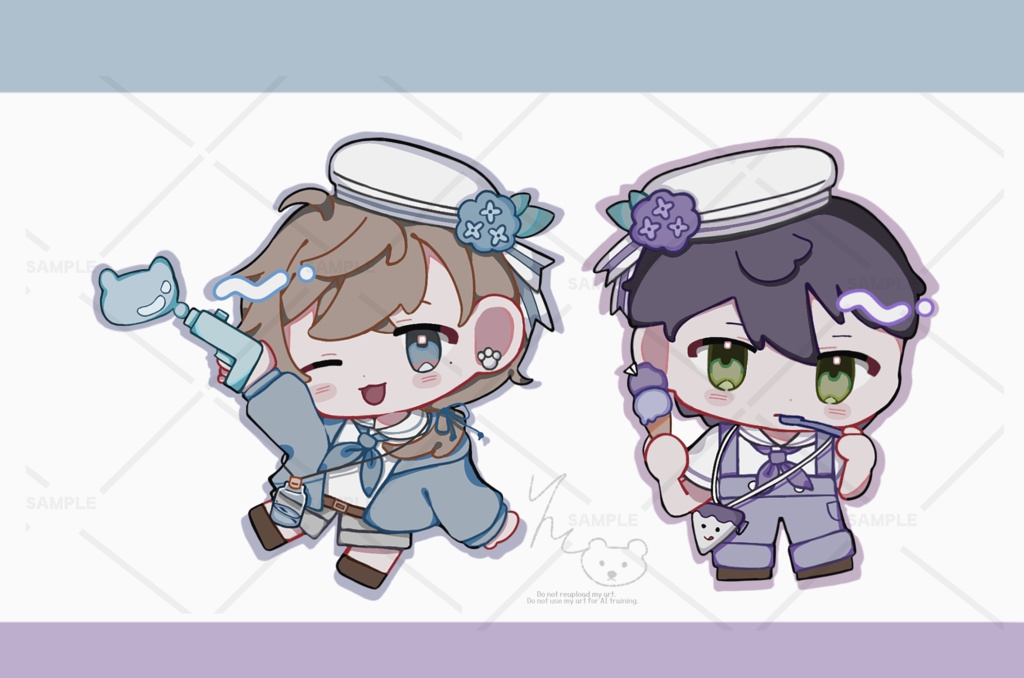 【非公式】紫陽花組アクリルスタンド