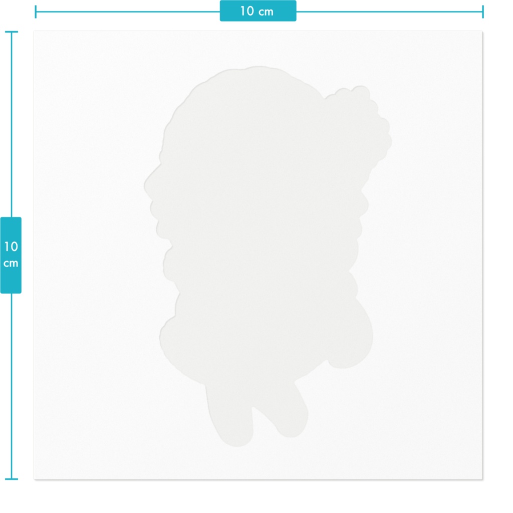 渡海うに子 ステッカー(メイド服ver)