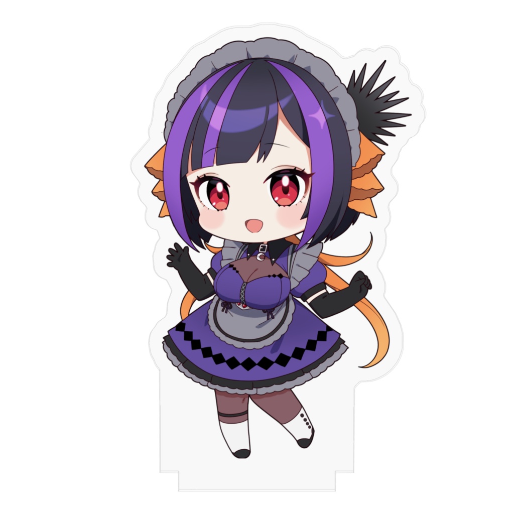 渡海うに子 アクリルフィギュア(メイド服ちびキャラver)