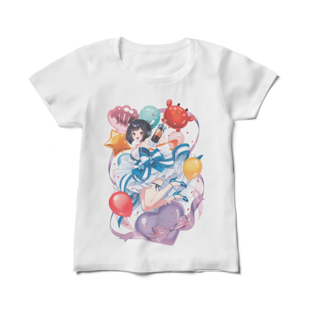 渡海うに子【１周年ver】レディースTシャツ