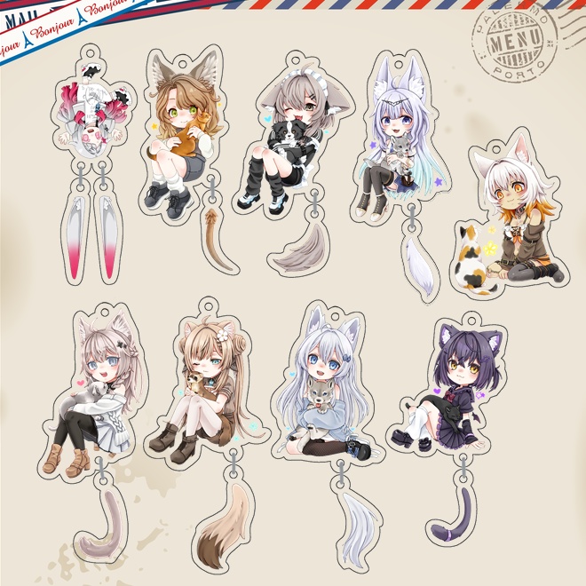 アクリルキーホルダー