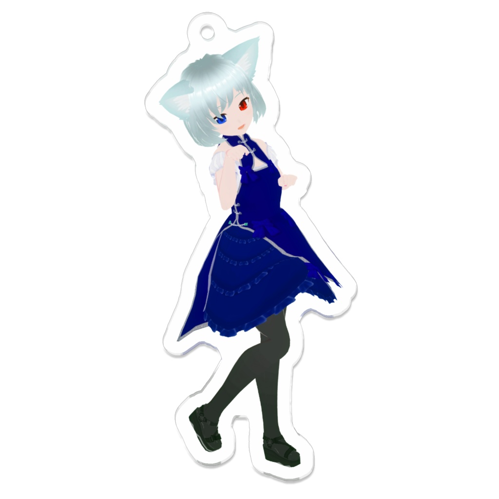 とまアクリルキーホルダー（チャイナ服風ロリータ）