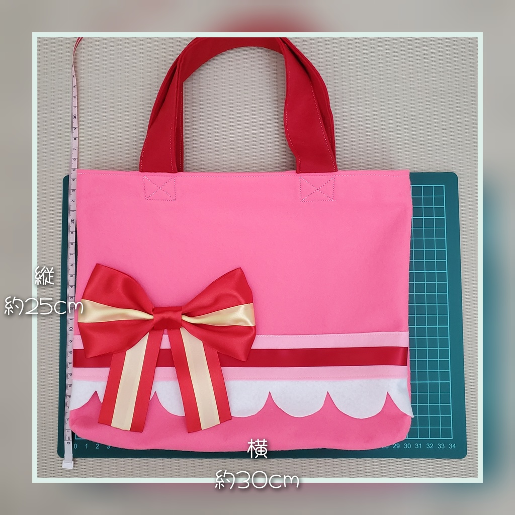 わんだふるぷりきゅあ! フェルトバッグ 手提げバッグ