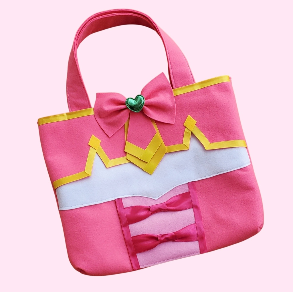 名探偵プリキュア！　キュアミスティック　フェルトバッグ　手提げバッグ