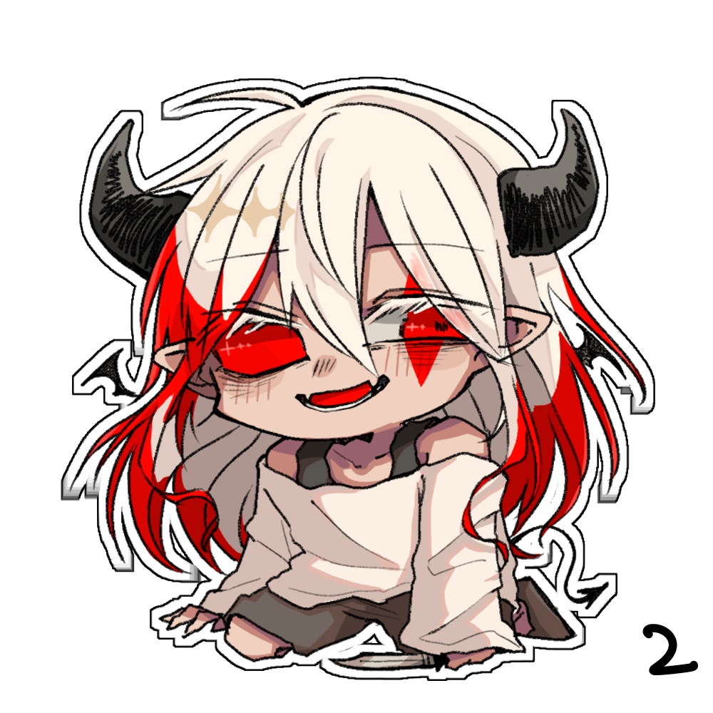 看板息子たちのステッカー