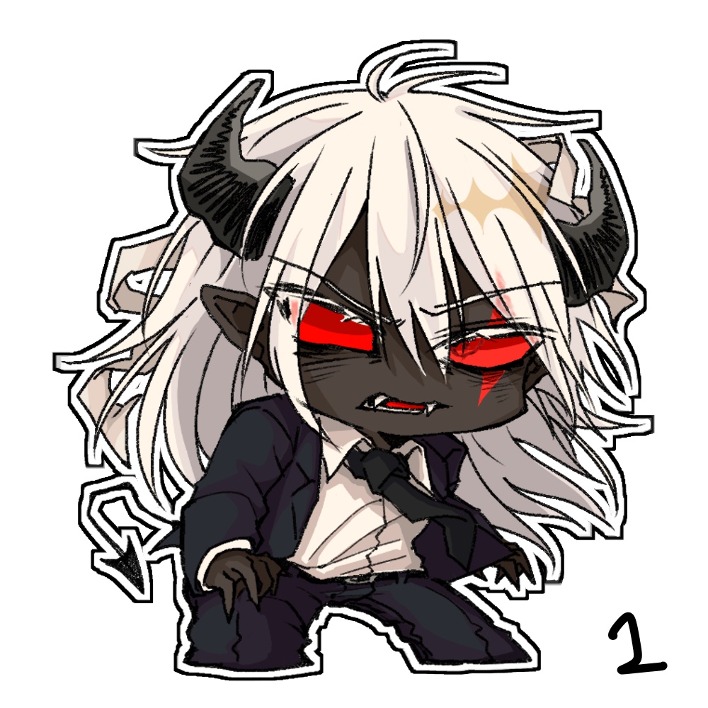 看板息子たちのステッカー