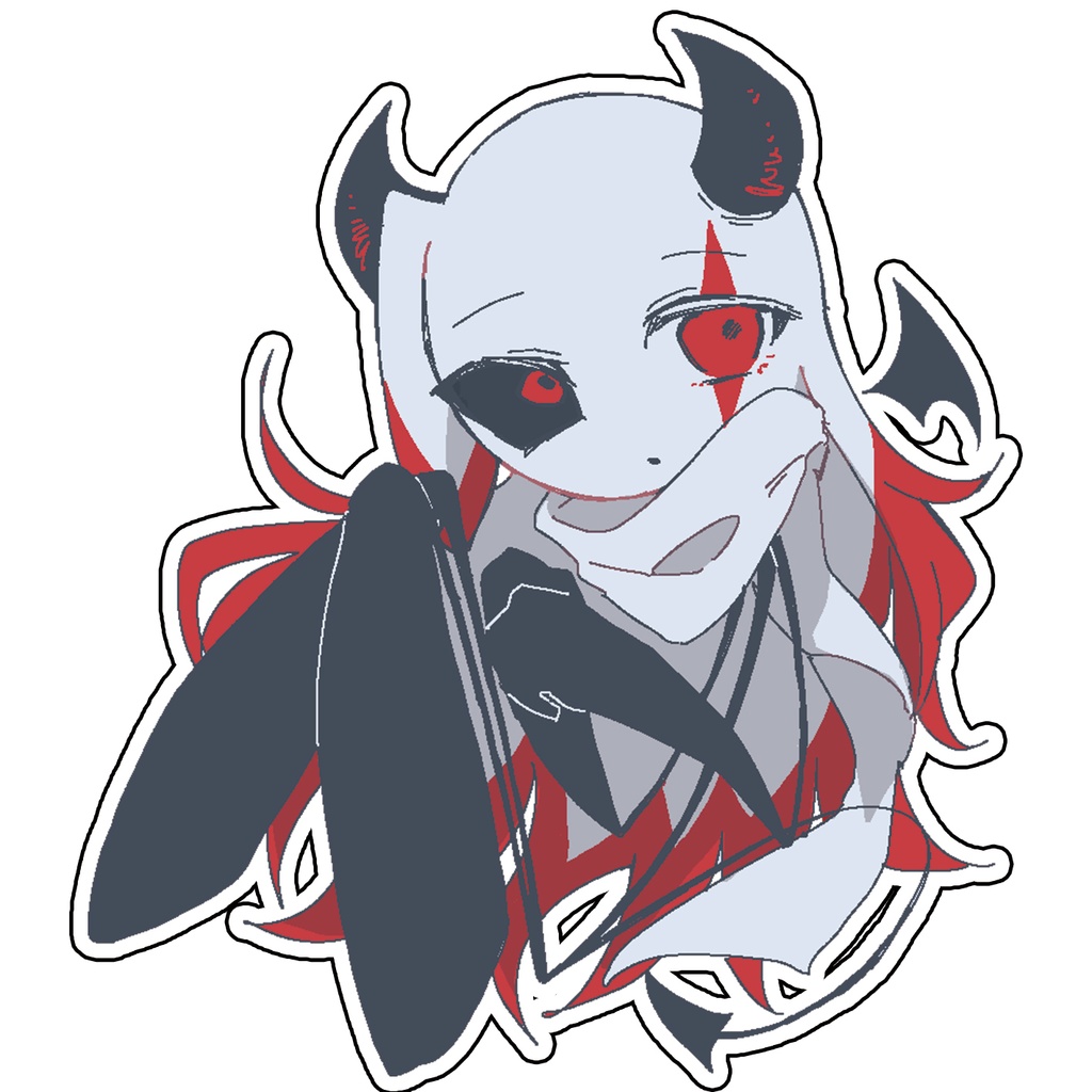 悠羅ちゃん&クロウくんステッカー