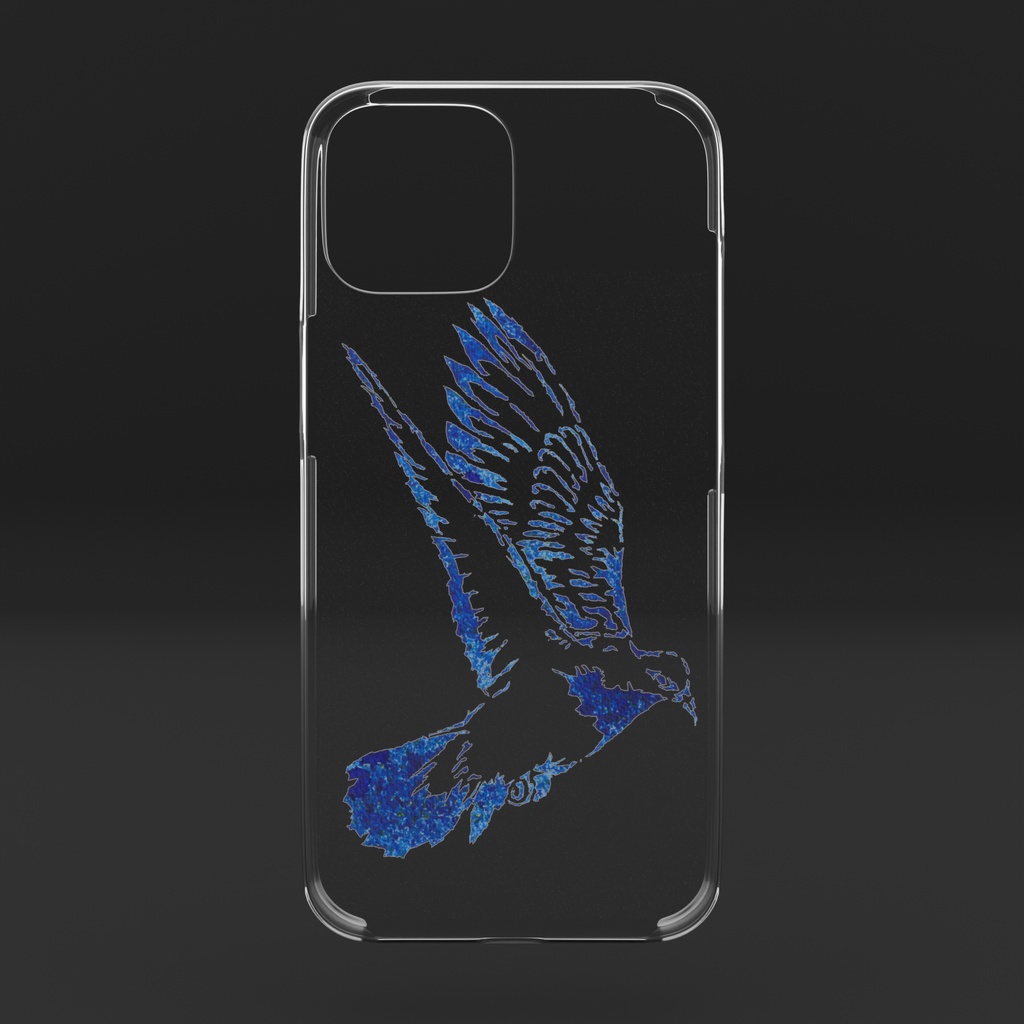「羽ばたく」クリアiPhoneケース
