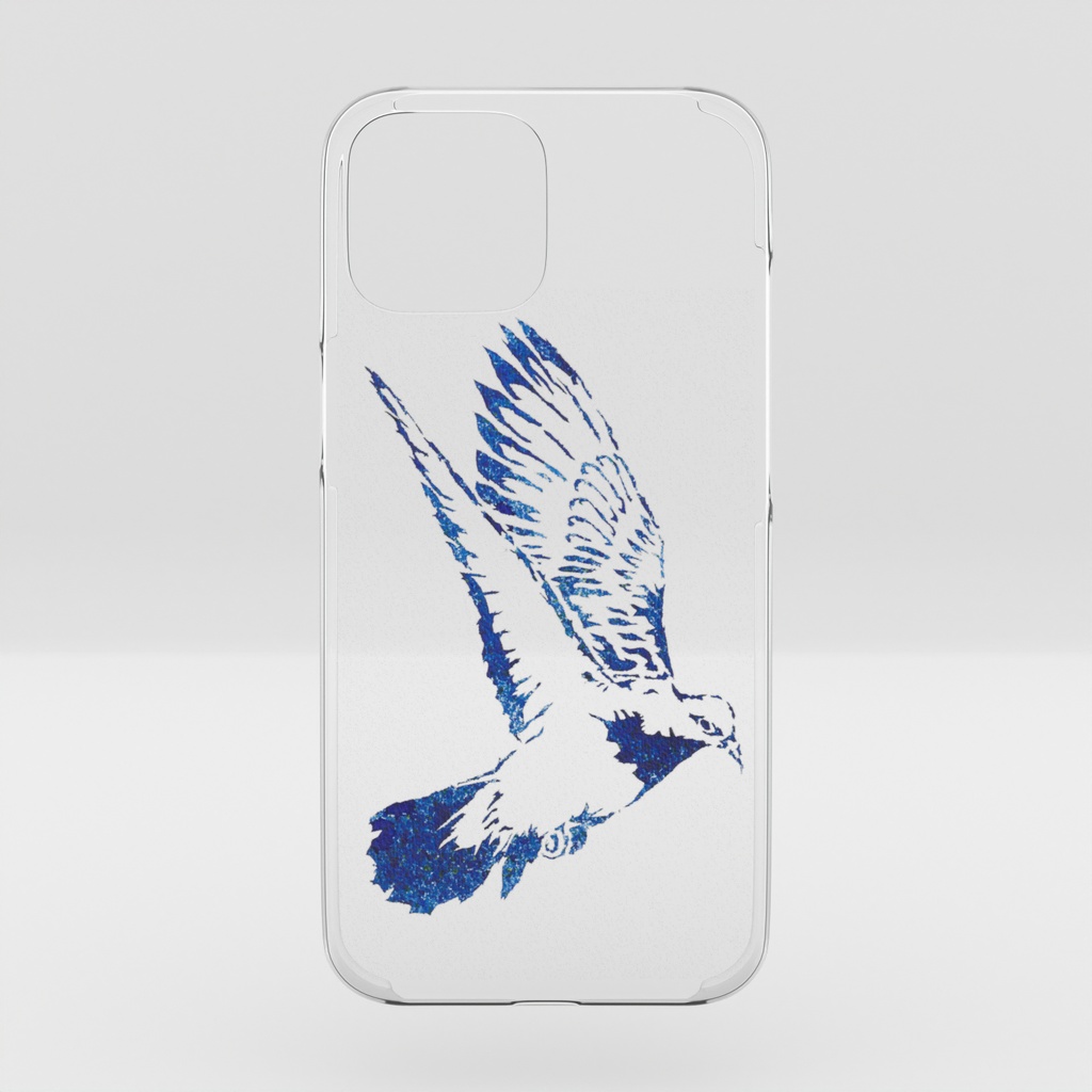 「羽ばたく」クリアiPhoneケース