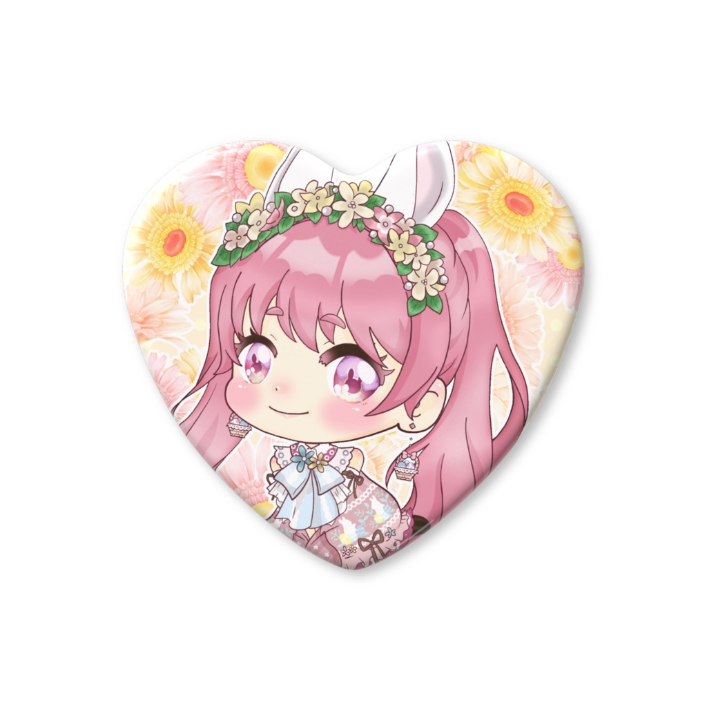 さあたんハートバッジ