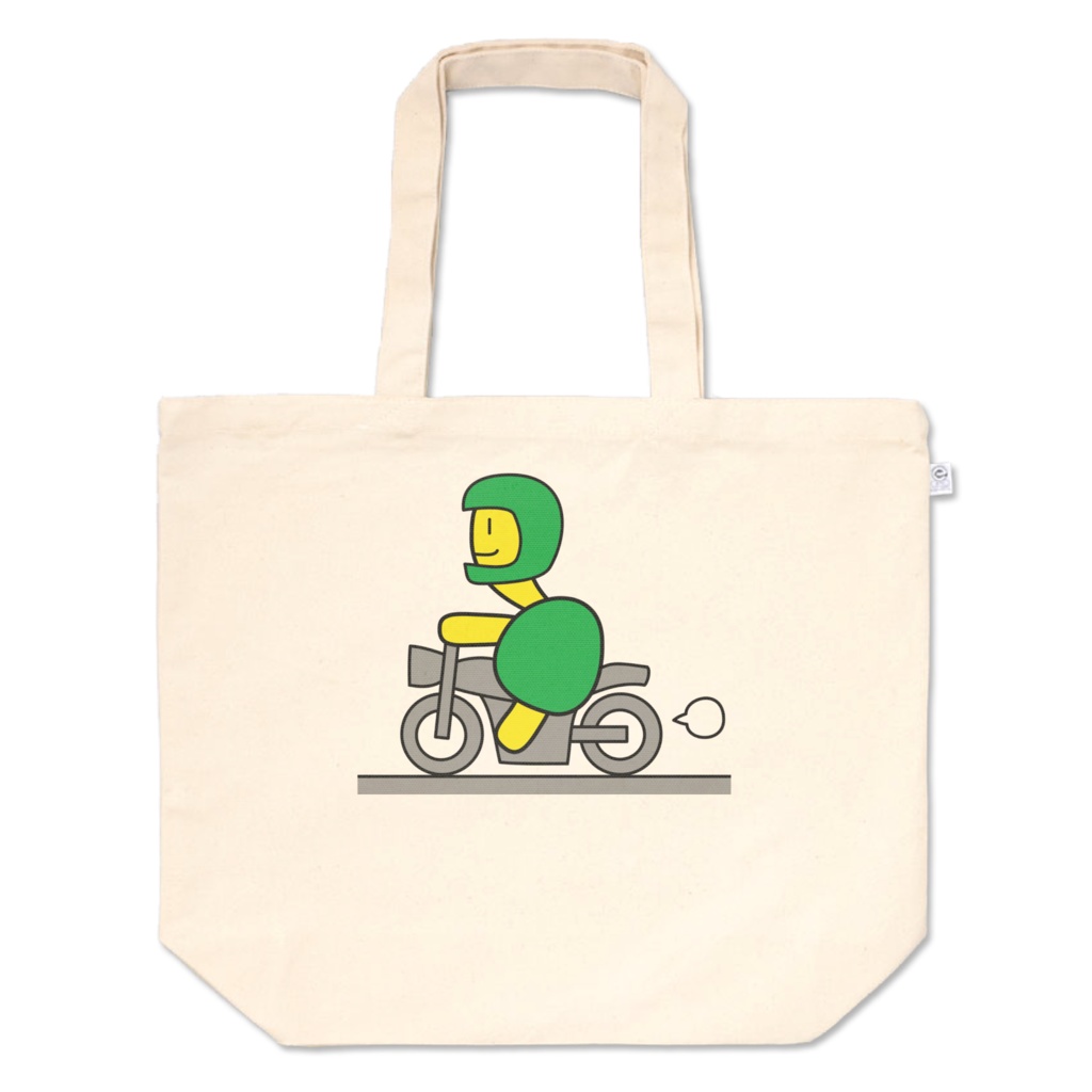 POPゆるカメトートバッグLサイズ（バイク）