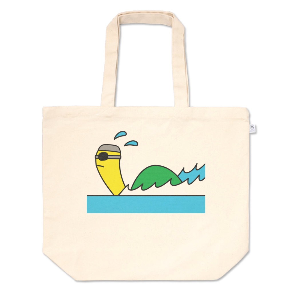 POPゆるカメトートバッグLサイズ（水泳）