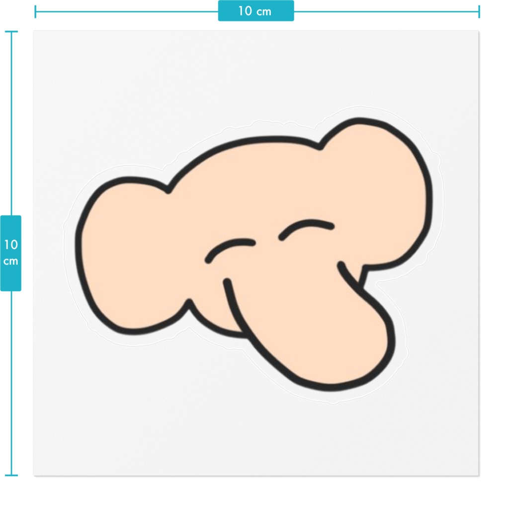 ちん象くんステッカー