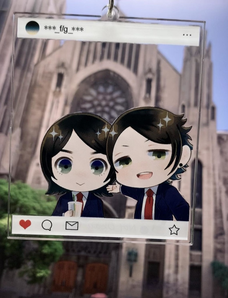 F/Gアクリルキーホルダー