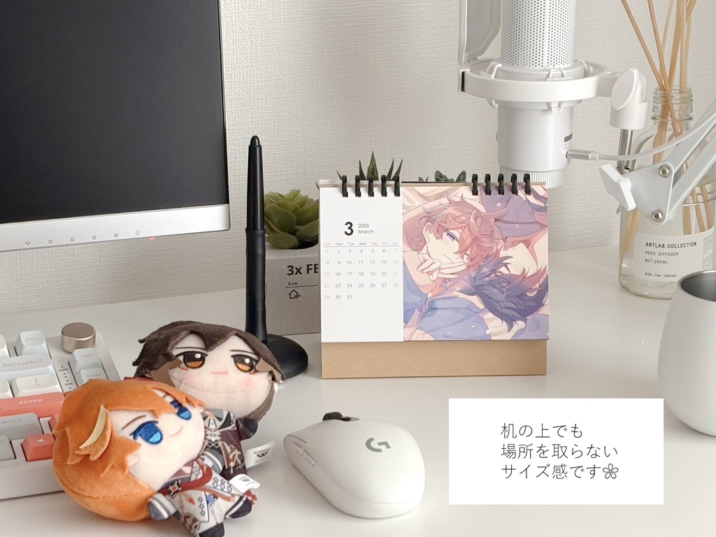 タル鍾 卓上カレンダー2026