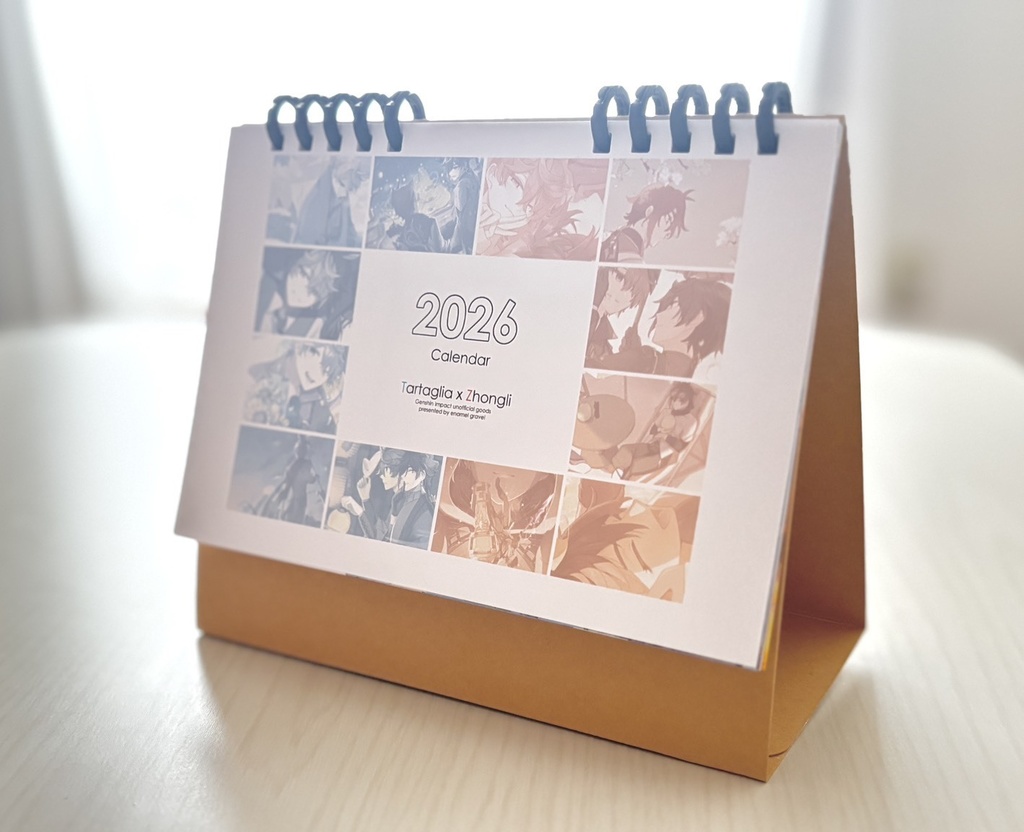 タル鍾 卓上カレンダー2026