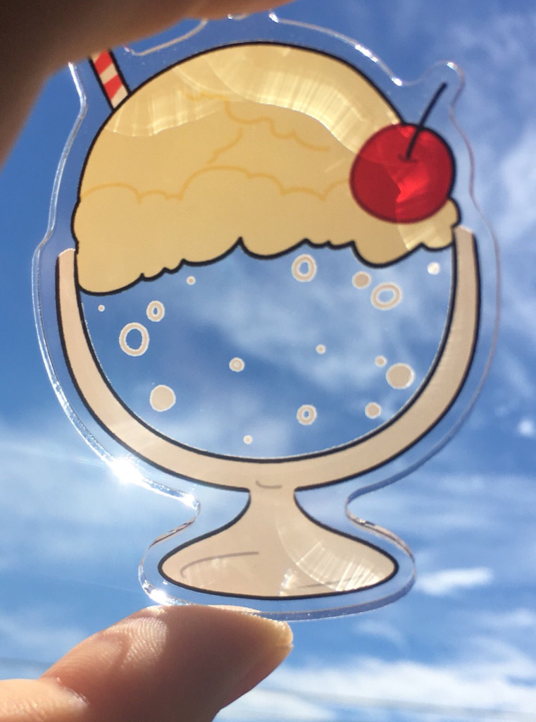 アクキー*どこでもクリームソーダ