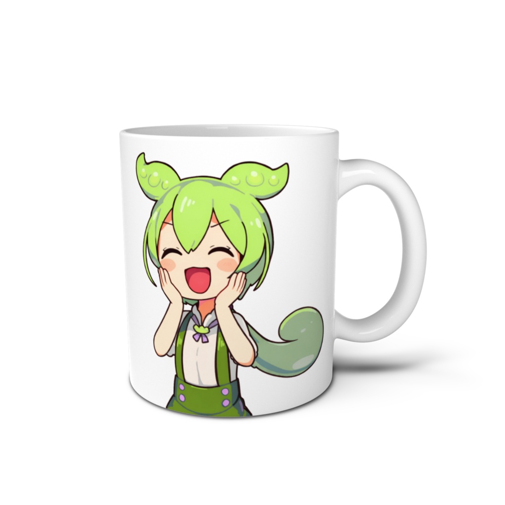 ずんだもん マグカップ　にっこり１