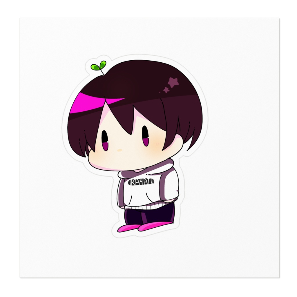 【イカ奴】黒田ステッカー