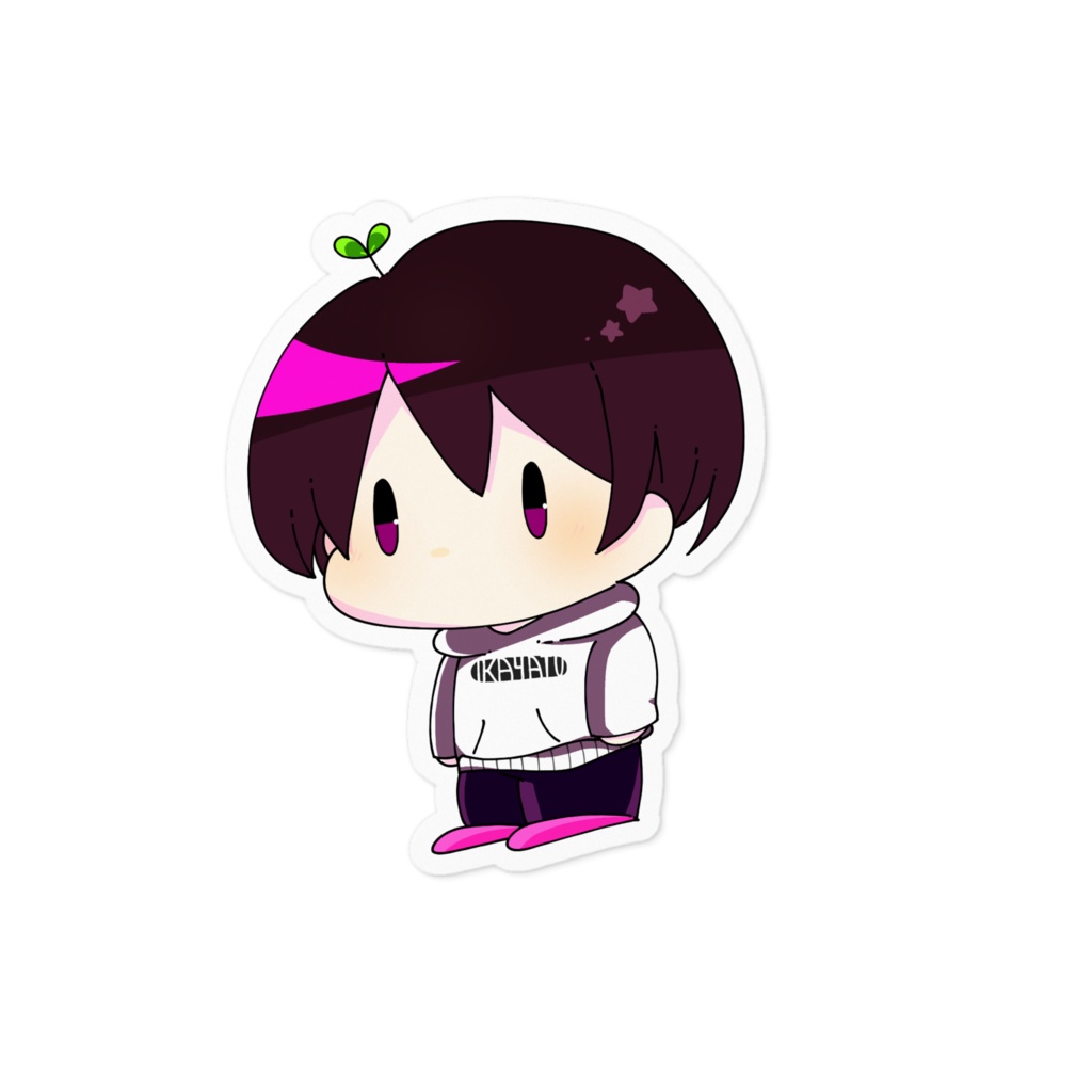 【イカ奴】黒田ステッカー