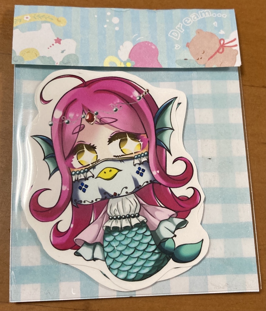 【健康祈願】アマビエ様ステッカー【5枚入り】