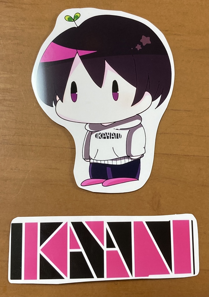 【イカ奴】オリジナルロゴ&SDステッカーセット