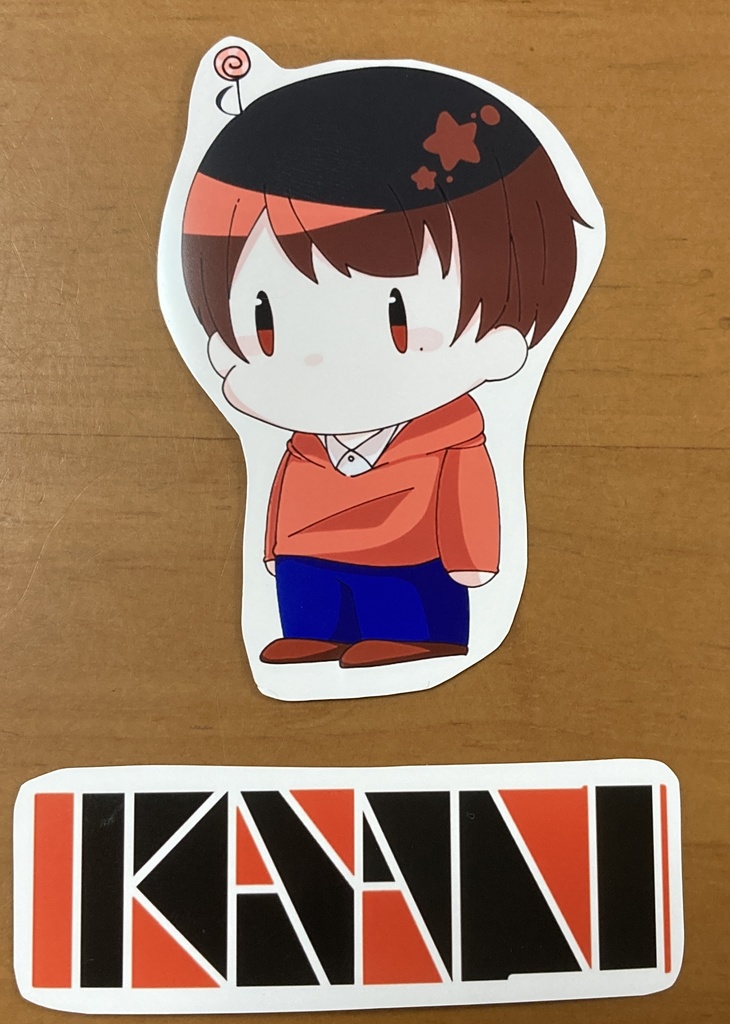 【イカ奴】オリジナルロゴ&SDステッカーセット