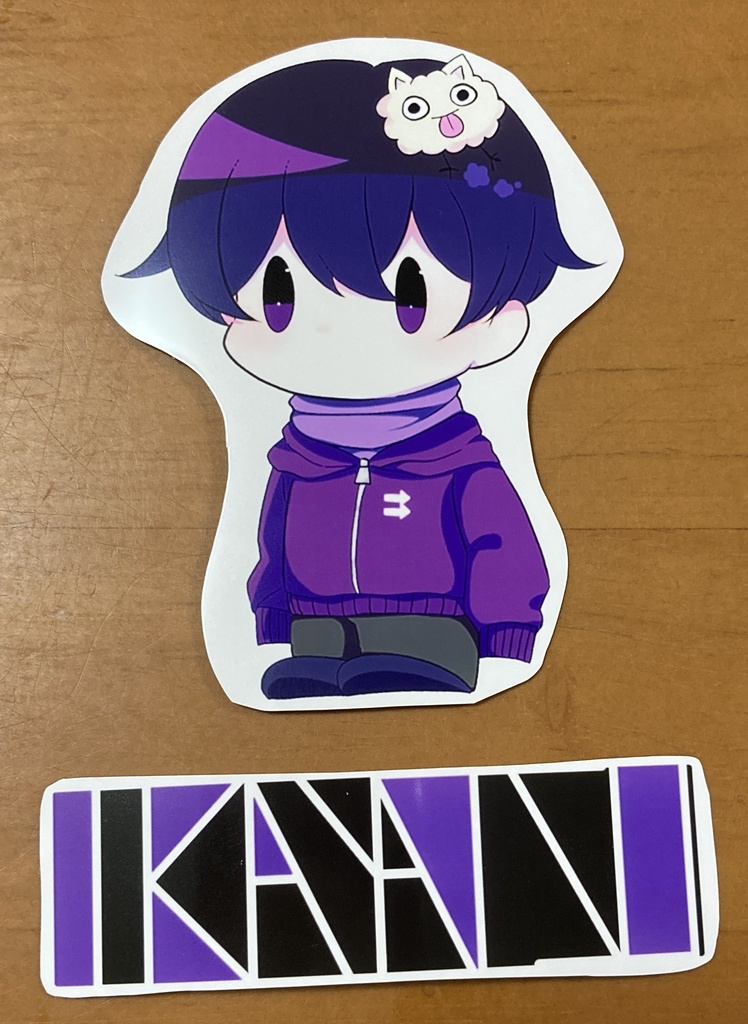 【イカ奴】オリジナルロゴ&SDステッカーセット