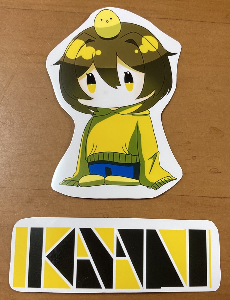 【イカ奴】オリジナルロゴ&SDステッカーセット