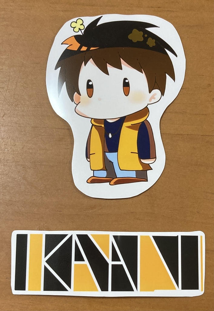 【イカ奴】オリジナルロゴ&SDステッカーセット