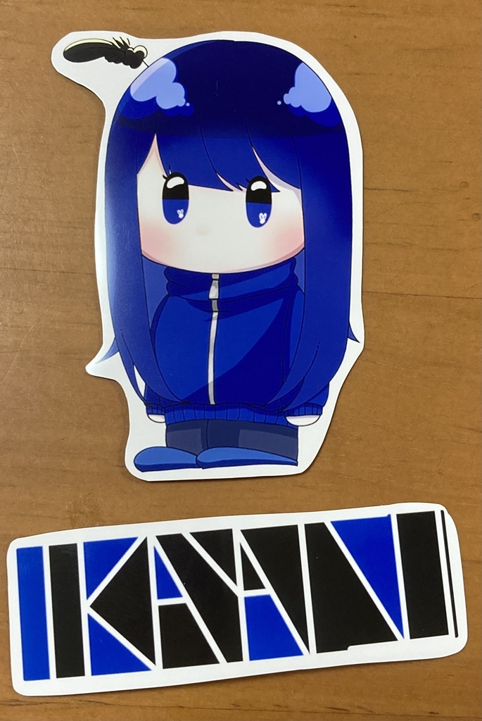 【イカ奴】オリジナルロゴ&SDステッカーセット