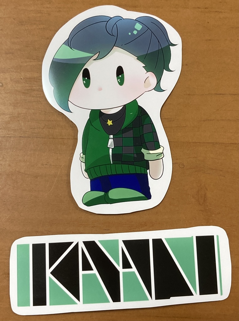 【イカ奴】オリジナルロゴ&SDステッカーセット