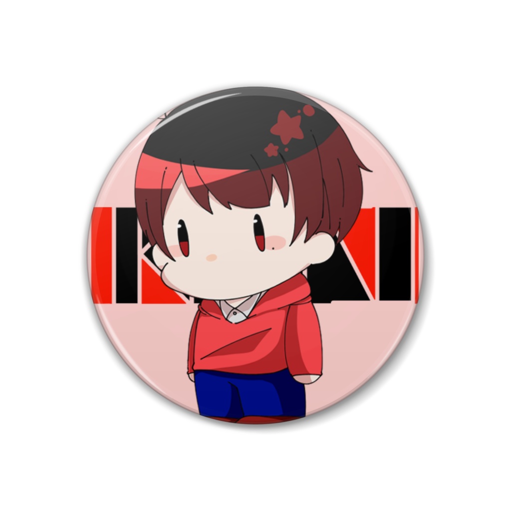 【イカ奴】うーちゃん缶バッジ【38mm缶バッジ】