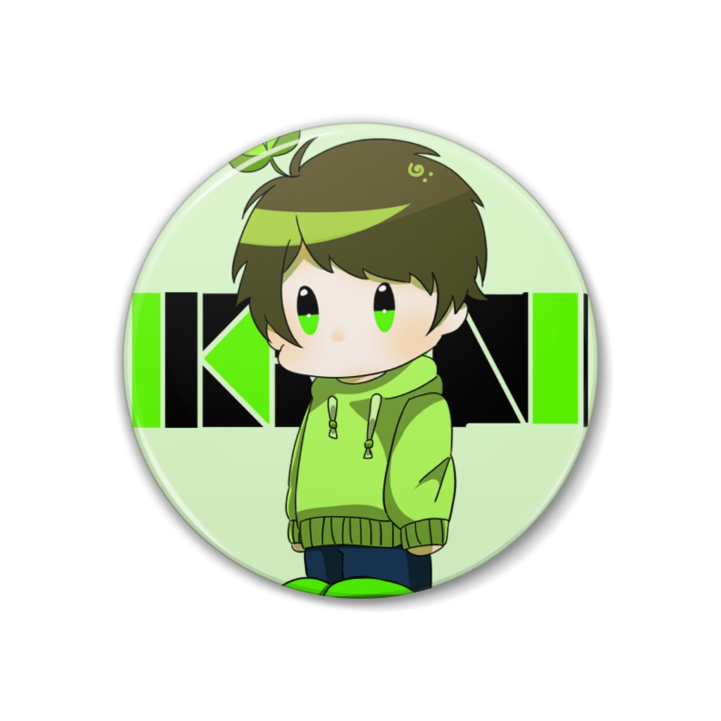 【イカ奴】カイ缶バッジ【38mm缶バッジ】