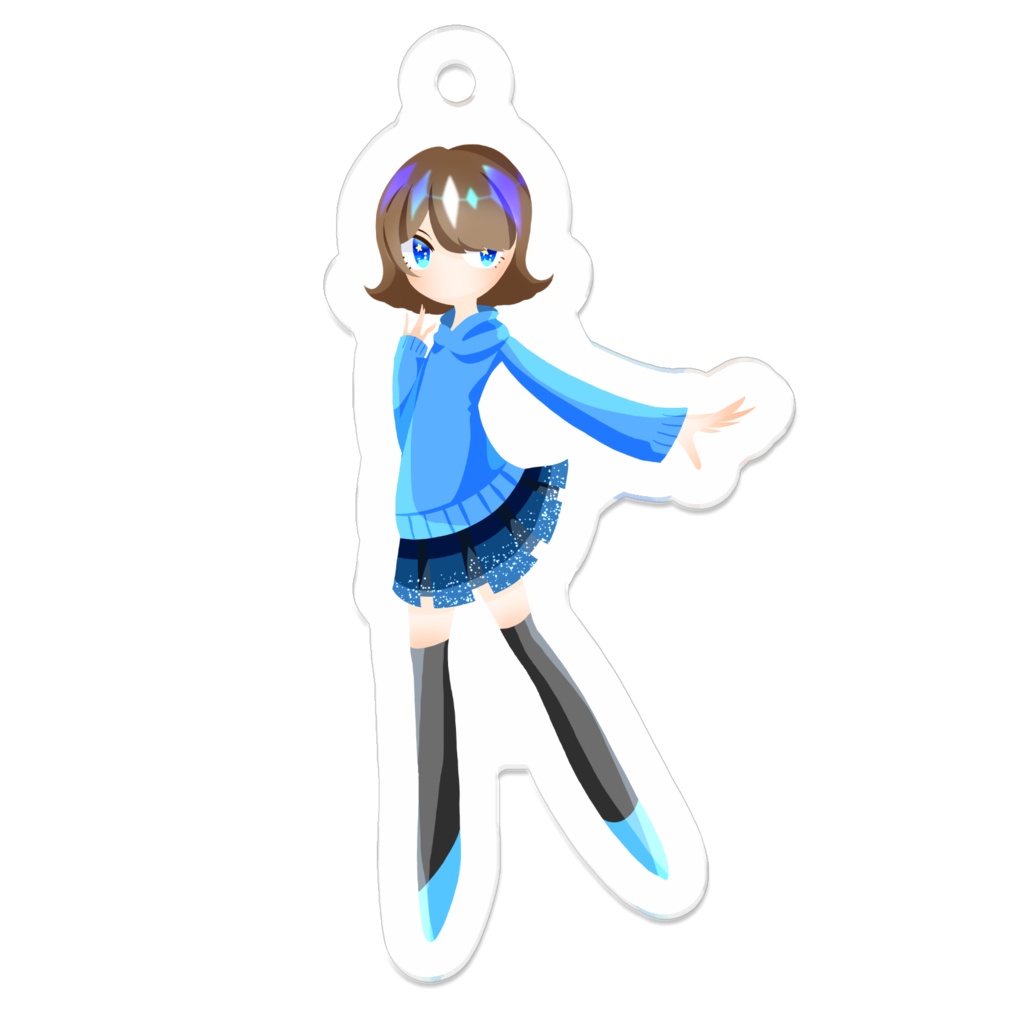 【イカ奴】ポップアートアクキー【ぴえんまる】