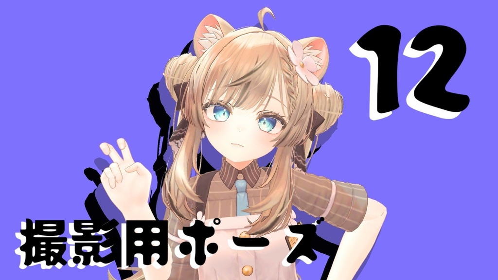 撮影用ポーズ 12