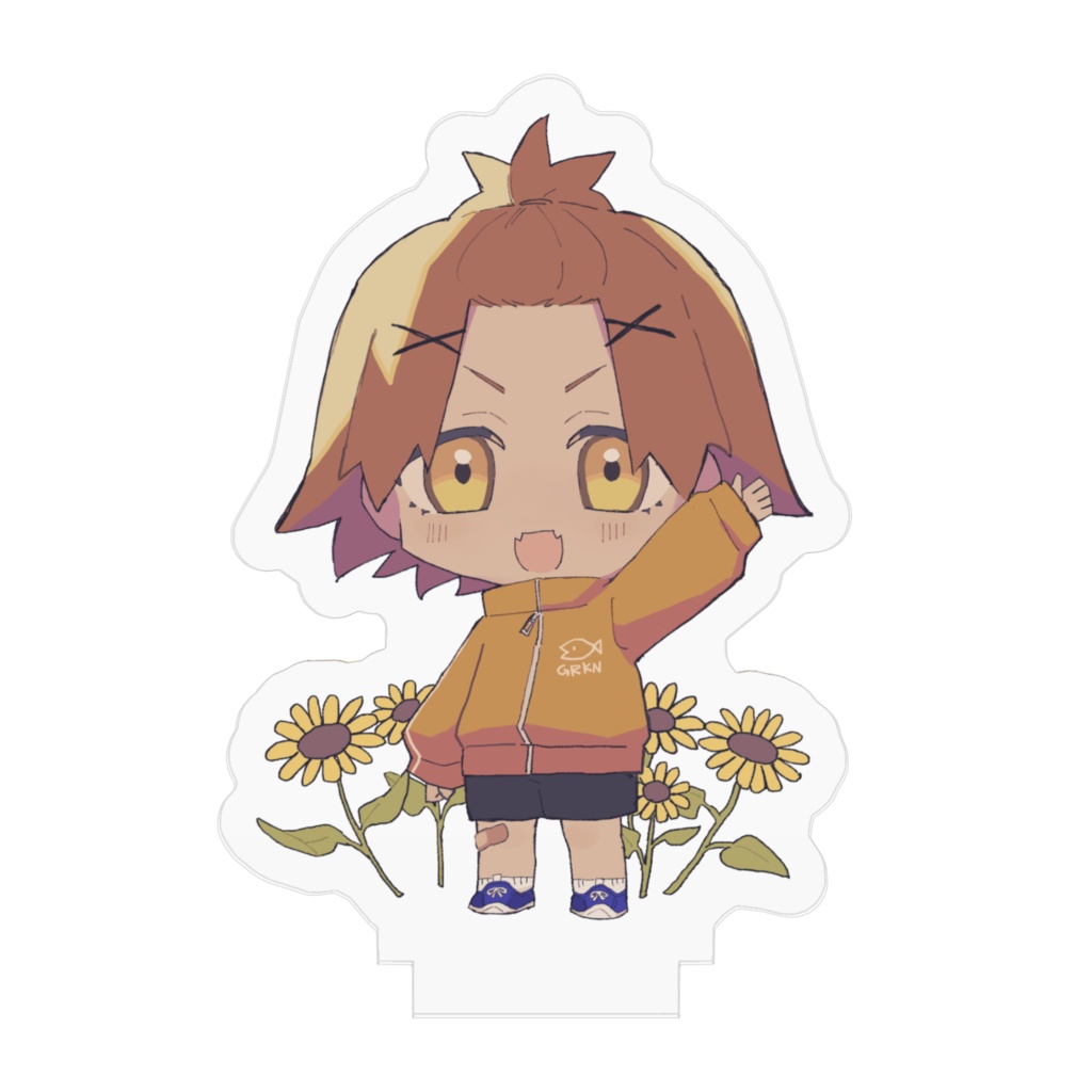 早苗斗のミニアクリルスタンド(ひまわり)