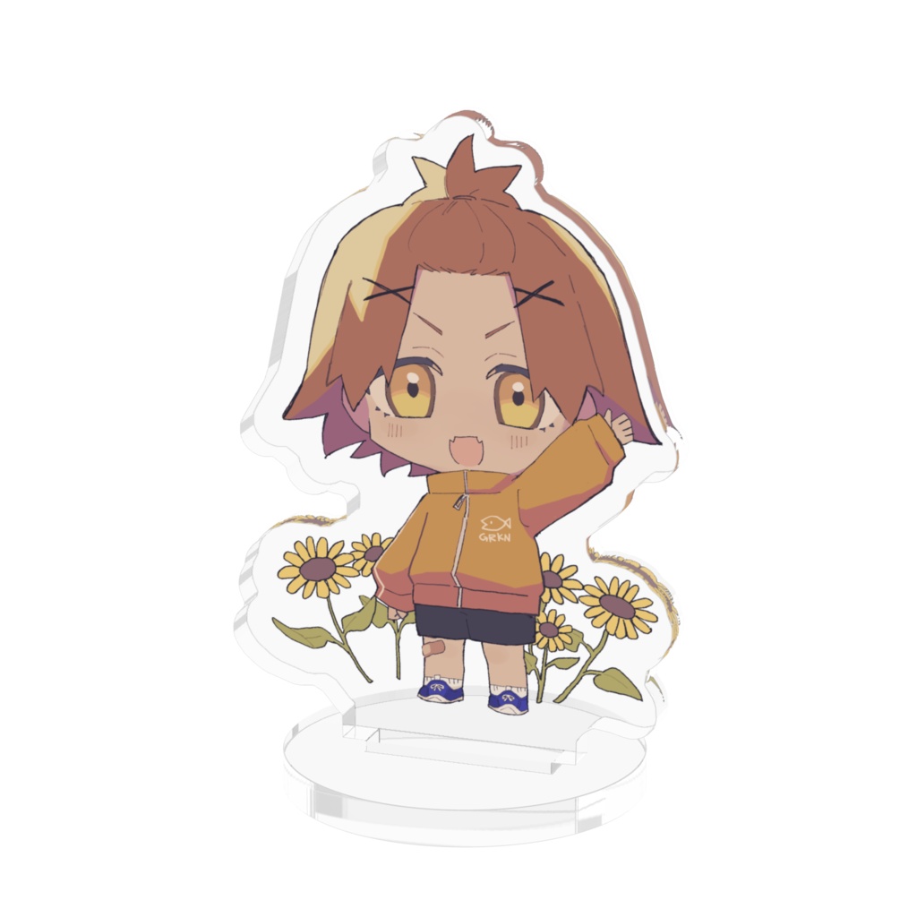 早苗斗のミニアクリルスタンド（ひまわり）