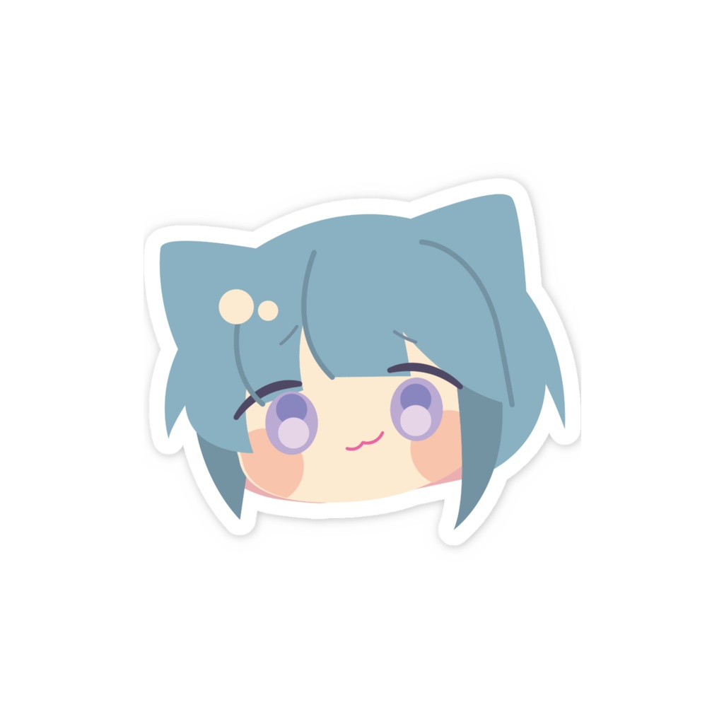 あおり顔ステッカー