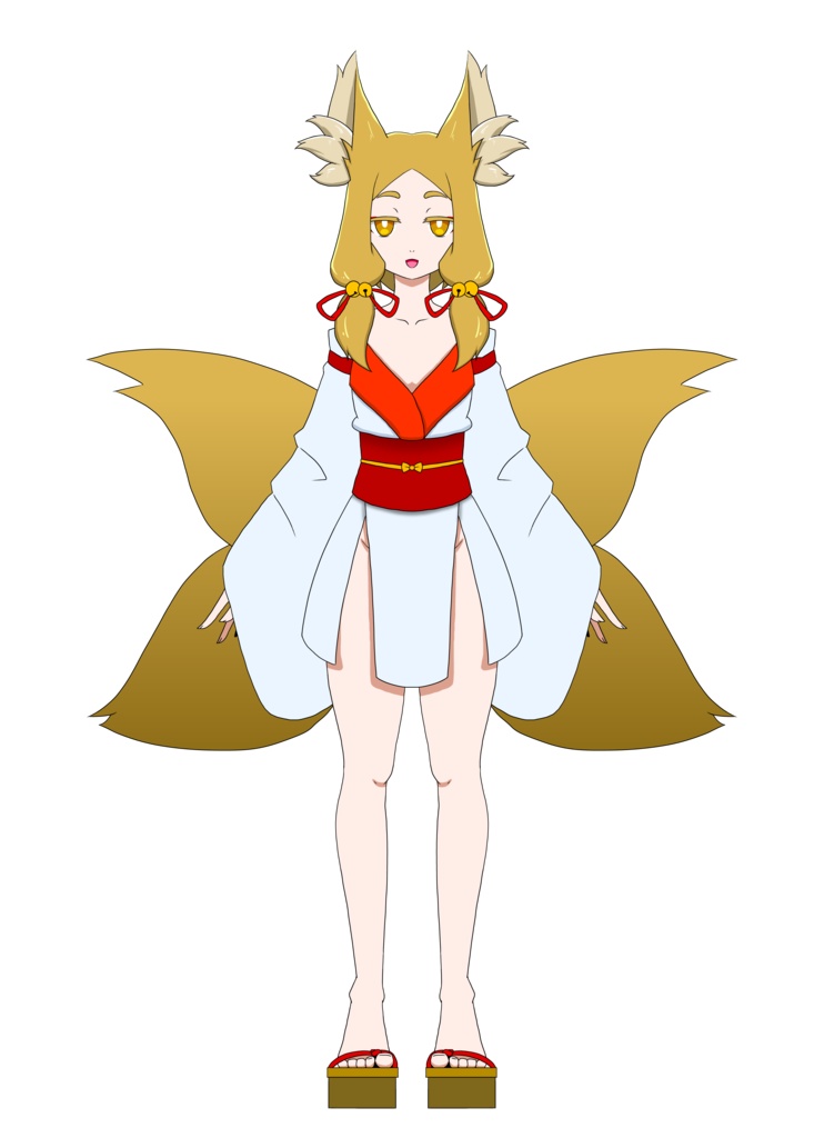 【FaceRig向け2Dアバター】狐の娘さん