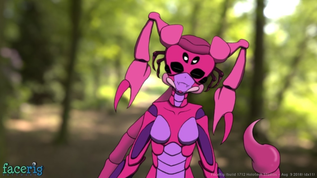 【FaceRig向け2Dアバター】蠍のモンスター娘