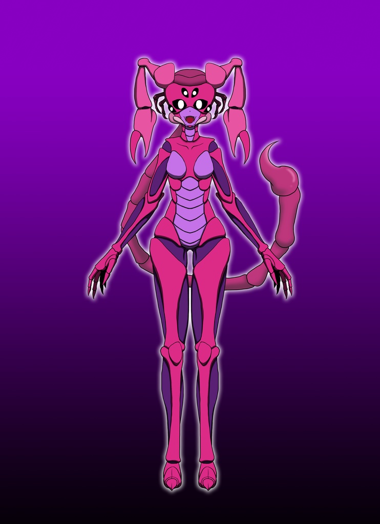 【FaceRig向け2Dアバター】蠍のモンスター娘