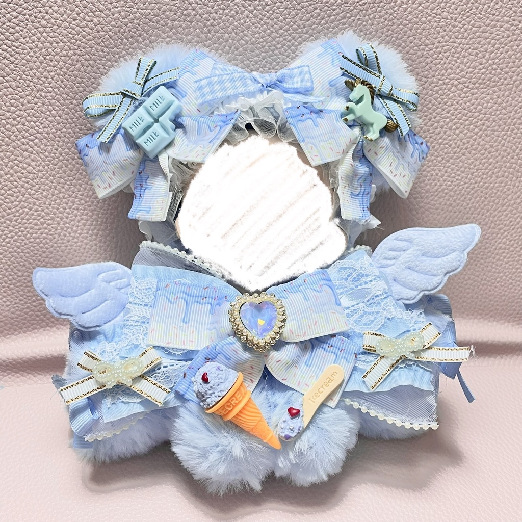 Sサイズぬい服🦄🍨💠🌱unicorn ice cream melty mint(裏地あり)