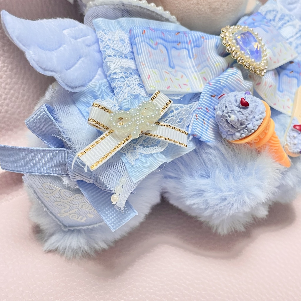 Sサイズぬい服🦄🍨💠🌱unicorn ice cream melty mint(裏地あり)