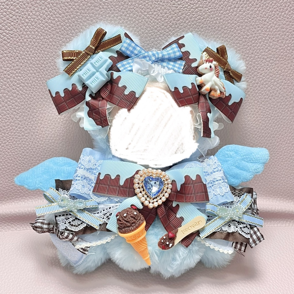 Sサイズぬい服🦄🍨💠🍫🌱unicorn ice cream melty chocomint(裏地あり)