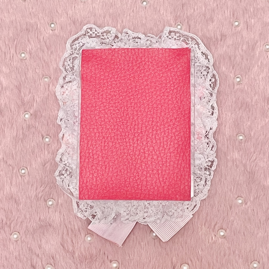 B8硬質カードケースデコ❤️🍓Strawberry red chocolate